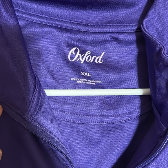 NWT Oxford 1/4 Zip Pullover Size XXL - Picture 4 of 6